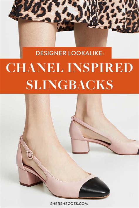 best fake chanel slingback|chanel slingbacks flats.